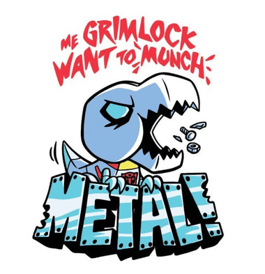 Load image into Gallery viewer, Transformers: Me Grimlock Want to Munch Metal Shirt