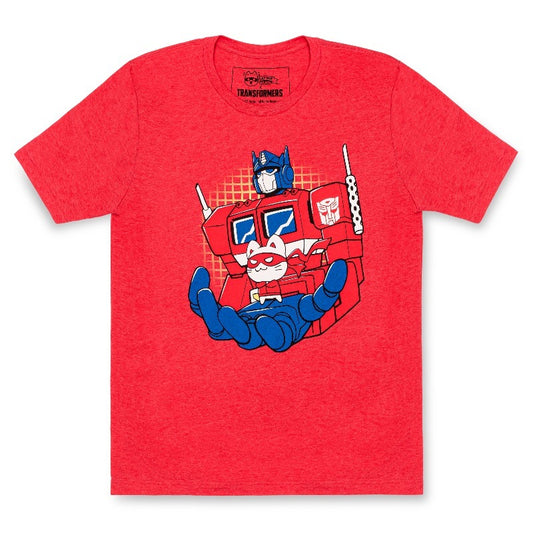 Catnip Bravo X Transformers Shirt – Optimus Prime and Catnip Bravo Crossover Tee