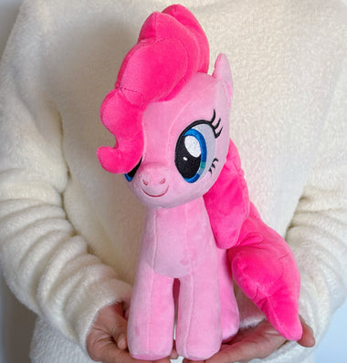 Load image into Gallery viewer, Pink plush toy with a white background