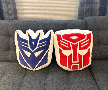 Load image into Gallery viewer, Transformers: Decepticon Logo Plush Cushion