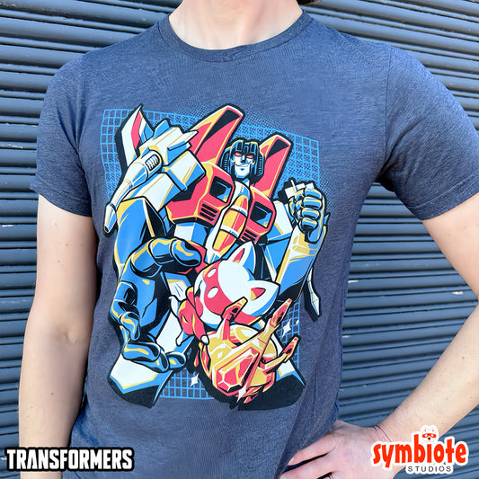 Catnip Bravo X Transformers: Starscream and Catnip Bravo Shirt