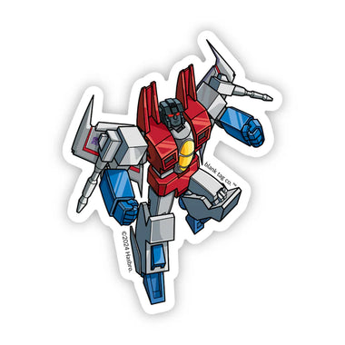 Gallery viewerに画像を読み込む, Transformers Starscream Sticker vinyl sticker artwork (an officially licensed vinyl sticker of Decepticon Starscream).