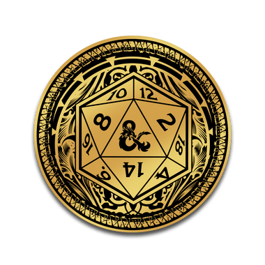 Load image into Gallery viewer, Dungeons & Dragons - Ornate Gold D20