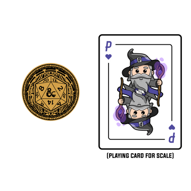 Load image into Gallery viewer, Dungeons & Dragons - Ornate Gold D20