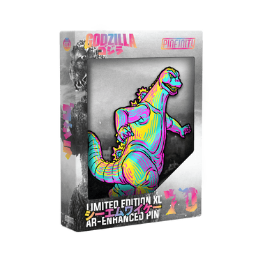 Load image into Gallery viewer, Godzilla XL CMYK Edition AR Pin (Showa Era)