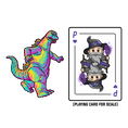 Load image into Gallery viewer, Godzilla XL CMYK Edition AR Pin (Showa Era)