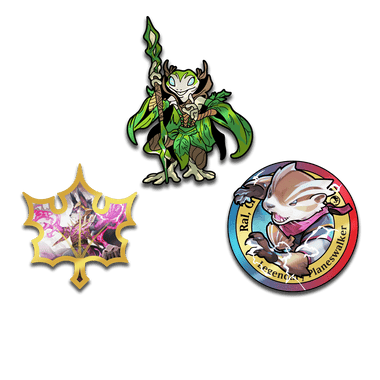 Load image into Gallery viewer, Magic: The Gathering - Bloomburrow AR Pin Set