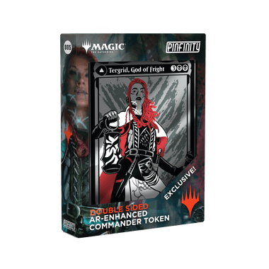 Load image into Gallery viewer, Magic: The Gathering - Tegrid God of Fright Commander Token (Double Sided)