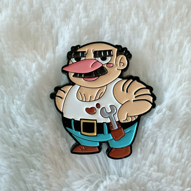 Load image into Gallery viewer, Yellow Taxi Goes Vroom Morio Enamel Pin