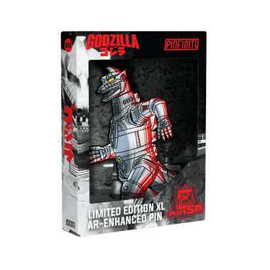 Load image into Gallery viewer, Mechagodzilla XL AR Pin (Showa Era)