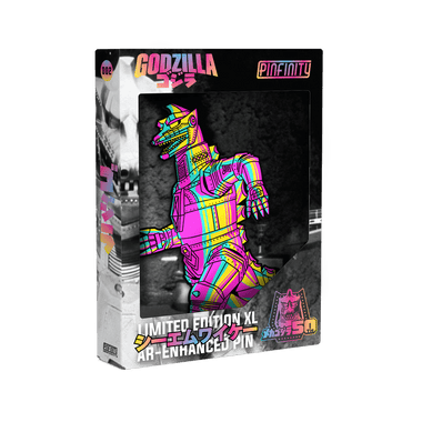 Load image into Gallery viewer, Mechagodzilla XL CMYK Edition AR Pin (Showa Era)