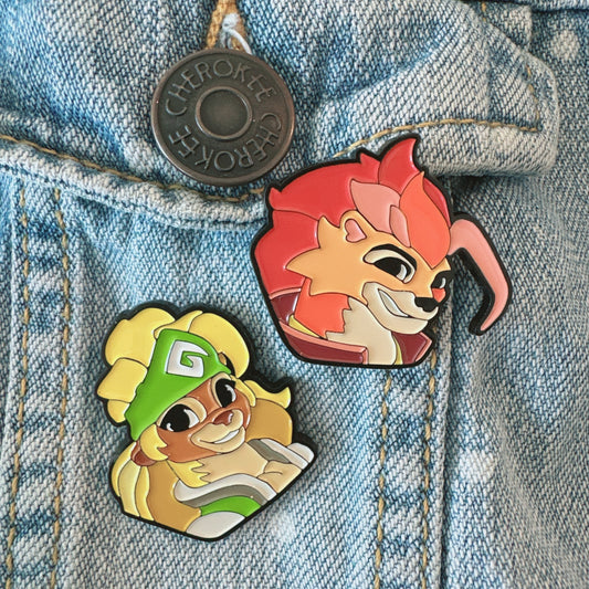 Nikoderiko Luna Enamel Pin