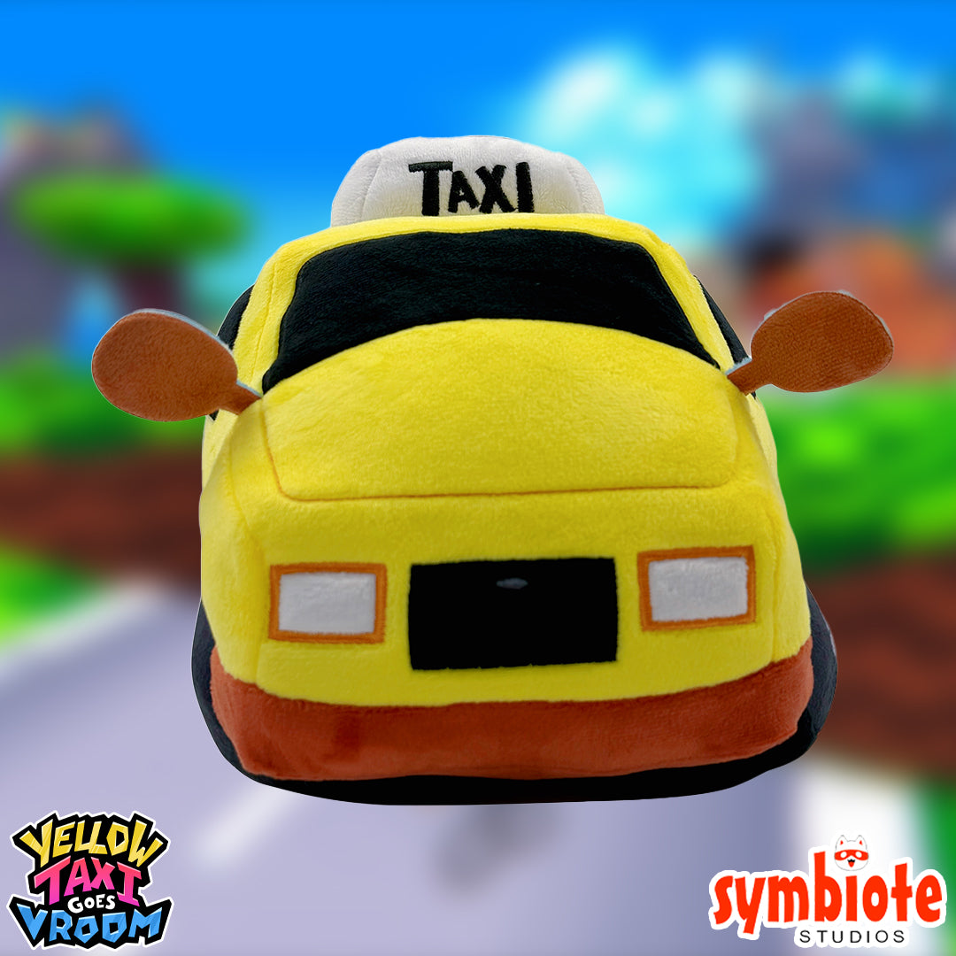🚕 Hit the Streets with the Yellow Taxi Goes Vroom Taxi Plush!