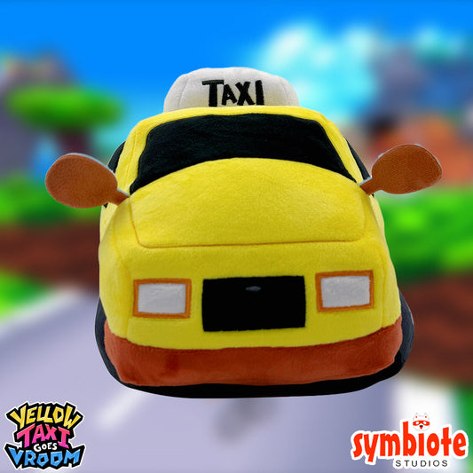 🚕 Hit the Streets with the Yellow Taxi Goes Vroom Taxi Plush!