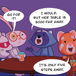 Catnip Bravo and the Missed Song. When Five Steps Feel Like a Mile