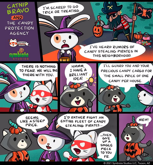 Catnip Bravo and the Candy Pirates