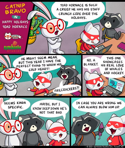 Catnip Bravo in Happy Holidays Toad Hornace Part 1