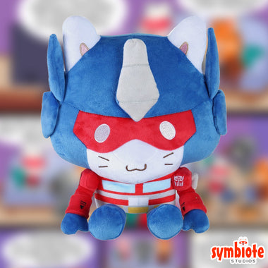 Load image into Gallery viewer, Catnip Bravo X Transformers: Optimus Catnip Bravo Plush
