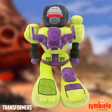 Load image into Gallery viewer, Transformers Devastator Plush, an officially licensed plush of the combined Constructicon Devastator, sold by Symbiote Studios.
