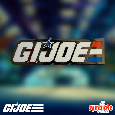 Load image into Gallery viewer, G.I. Joe Logo Pin, an enamel pin featuring the classic G.I. Joe logo, sold by Symbiote Studios.
