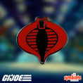 Gallery viewerに画像を読み込む, G.I. Joe Cobra Logo Pin, an enamel pin featuring the G.I. Joe Cobra emblem, sold by Symbiote Studios.
