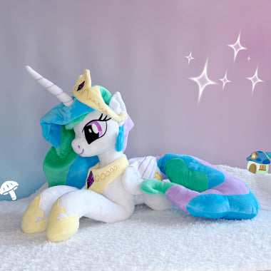 Load image into Gallery viewer, My Little Pony Cuddle Princess Celestia Plush
