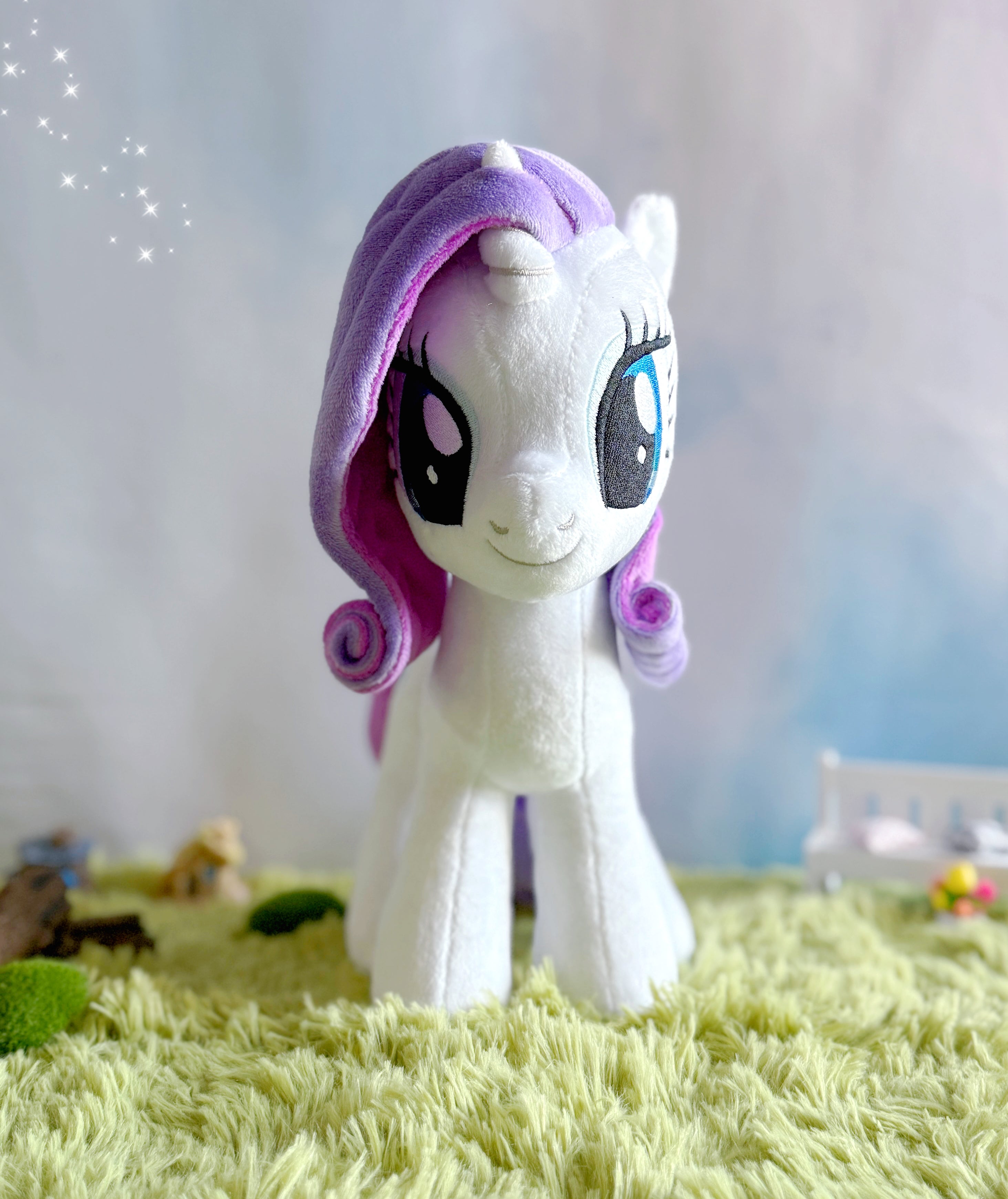新品海外限定999体 My Little Ponyラリティ ぬいぐるみ約50cm Amazon.co.jp: メテオAPAC Ty my LITTLE PONY ラリティ Mサイズ 41008