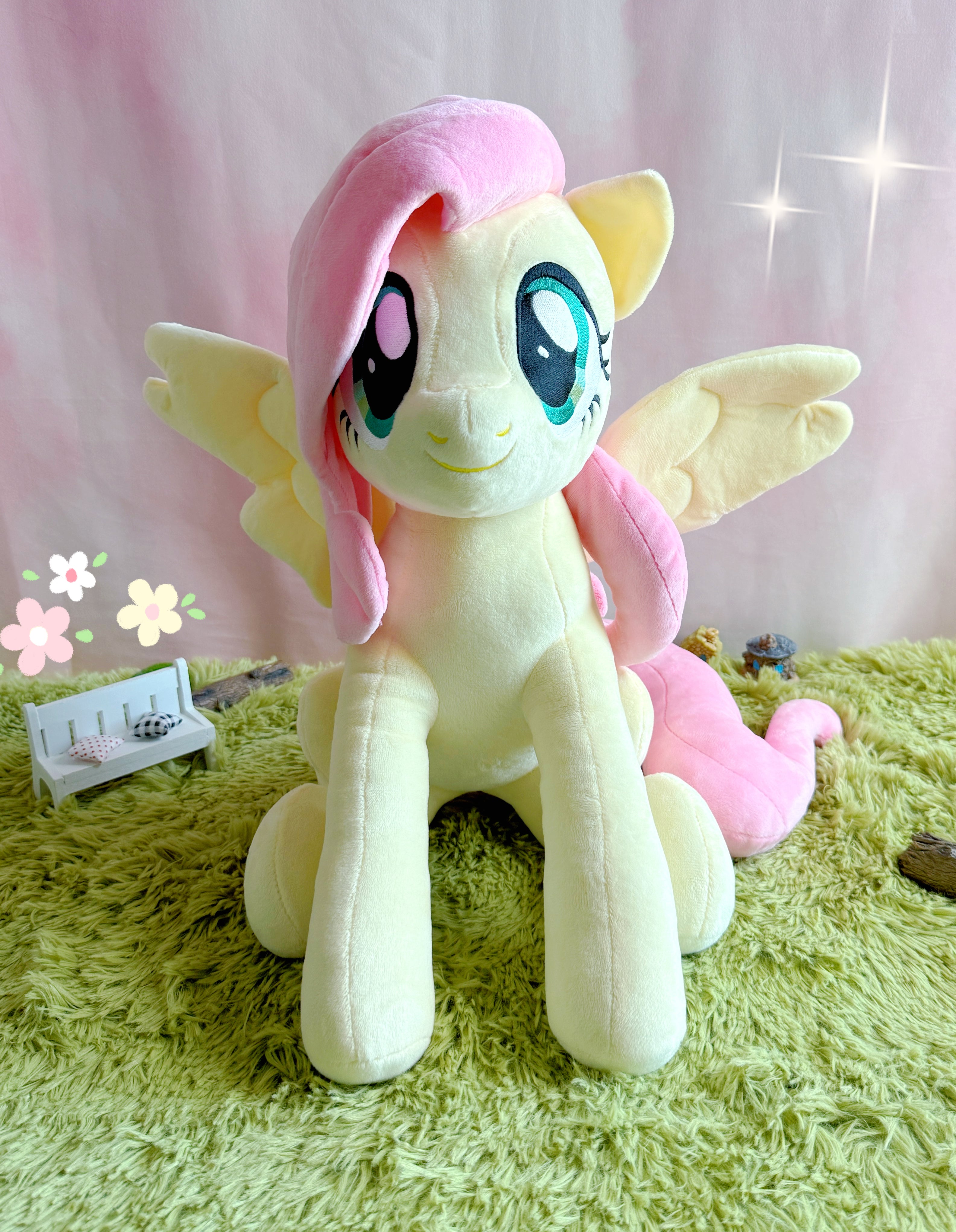 My Little Pony Jumbo Fluttershy Plush | Official 20 Inch Plush
