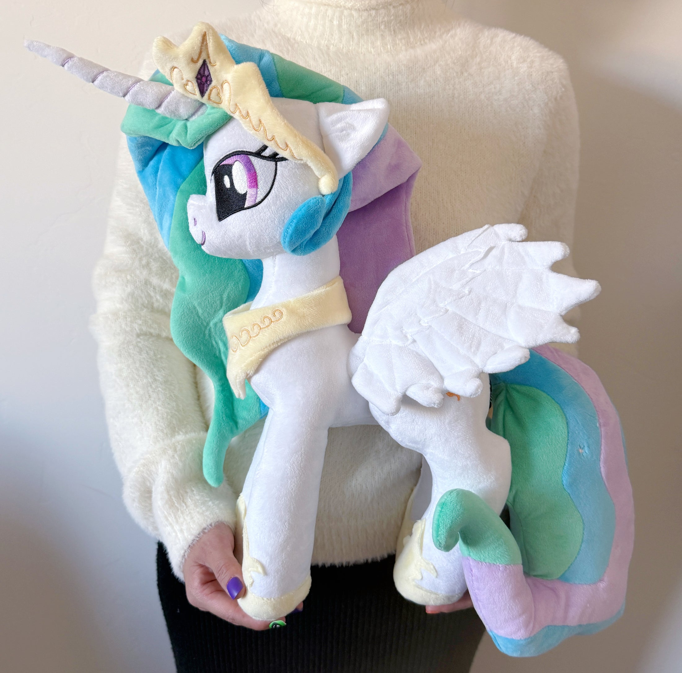 My Little Pony Princess Celestia Plush 20" Deluxe Toy Symbiote Studios My Little Pony Princess Celestia Plush 20" Deluxe Toy Symbiote Studios