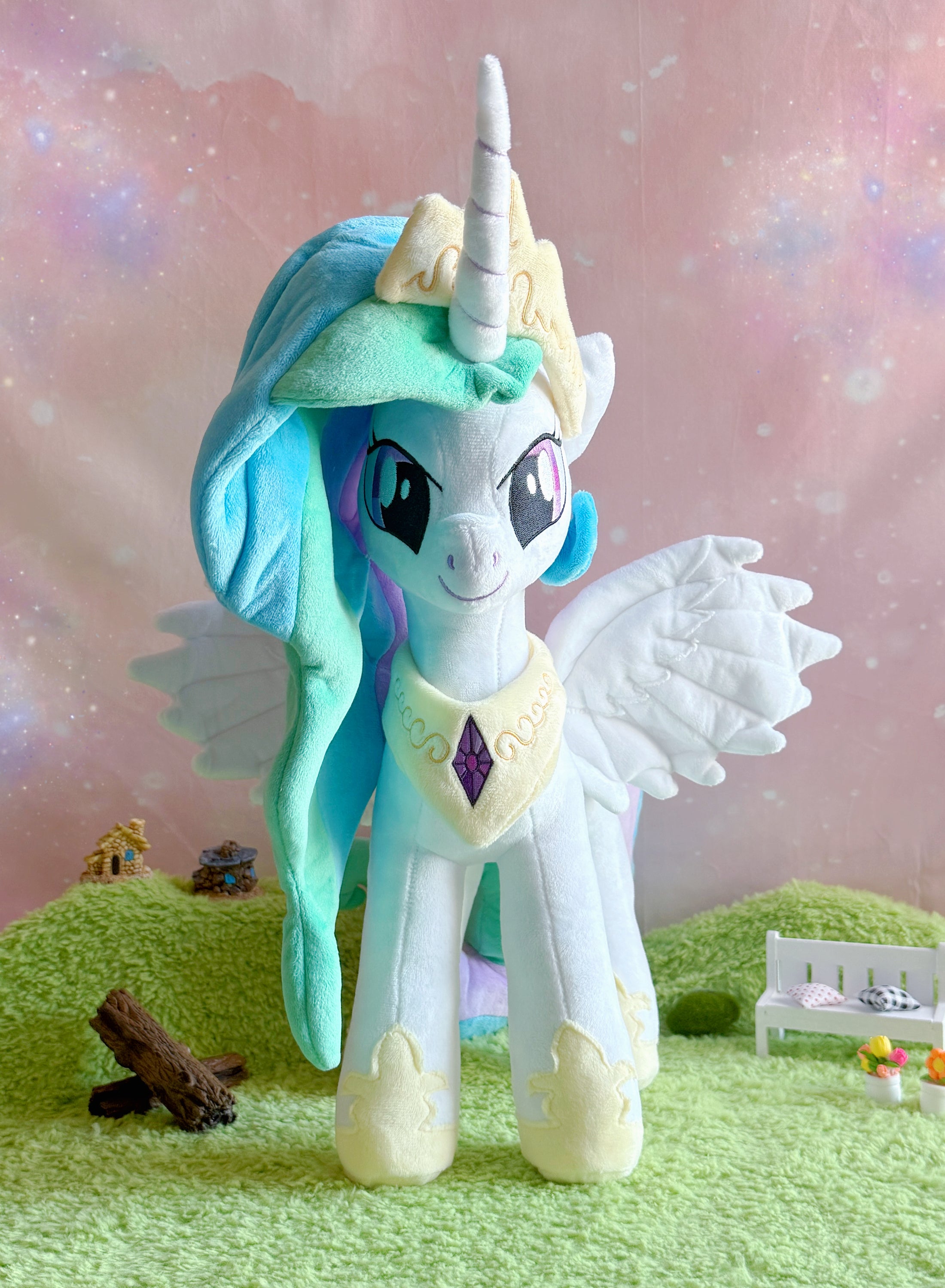 My Little Pony Princess Celestia Plush 20" Deluxe Toy My Little Pony Princess Celestia Plush 20" Deluxe Toy
