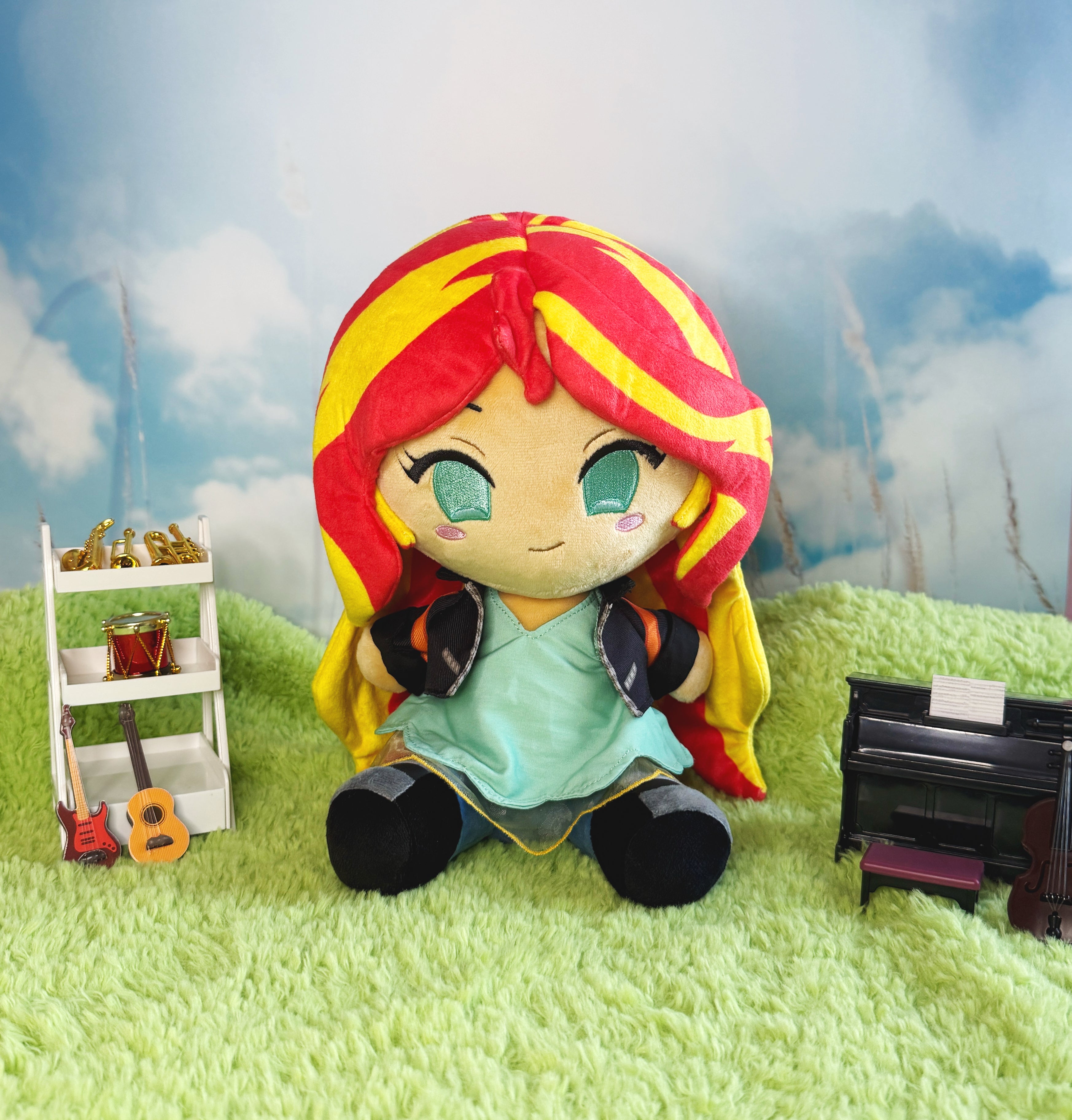 My Little Ponyシリーズ ぬいぐるみ Sunset Shimmer My Little Pony Sunset Shimmer Plush by Symbiote Studios | MLP Merch