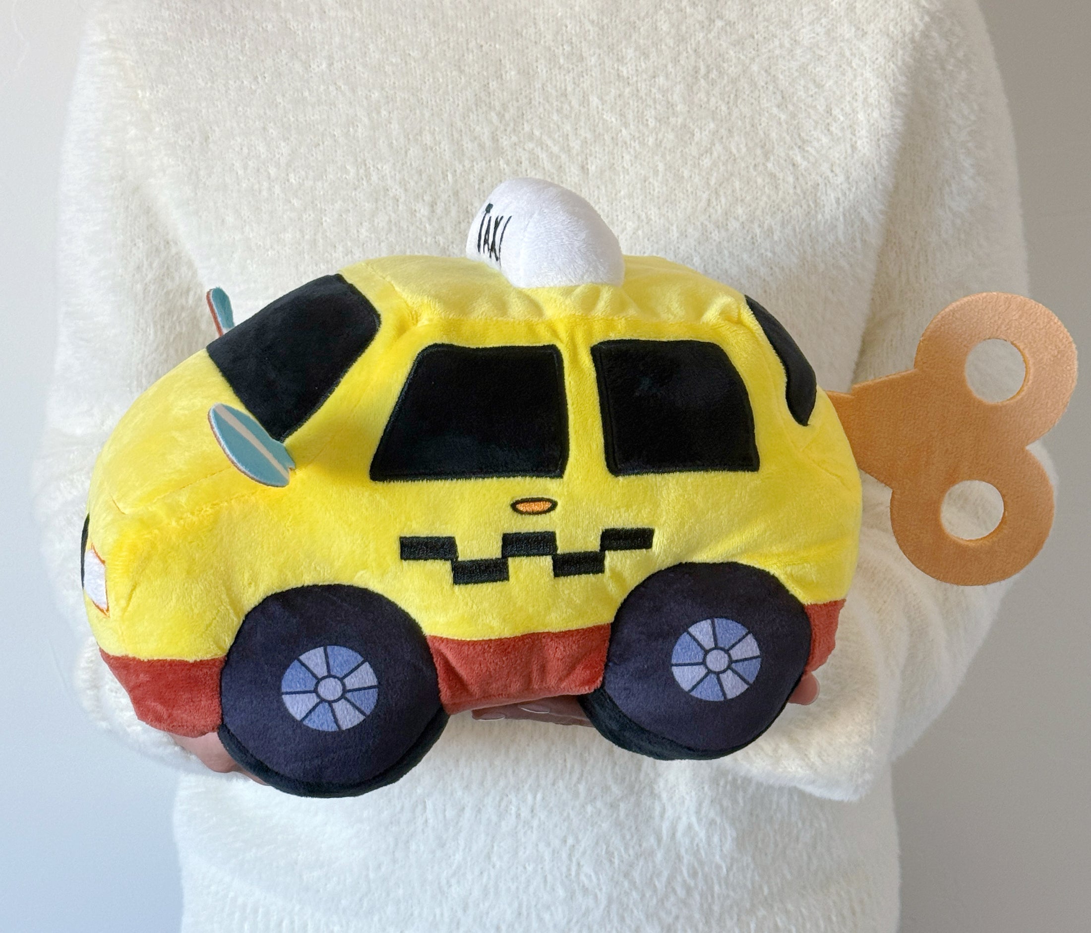 Yellow Taxi Goes Vroom: Taxi Plush
