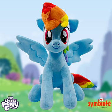 Load image into Gallery viewer, My Little Pony Rainbow Dash Jumbo Plush
