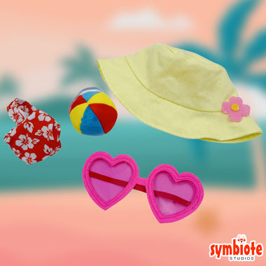 Load image into Gallery viewer, Fun in the Sun – Plush Accessory Pack
