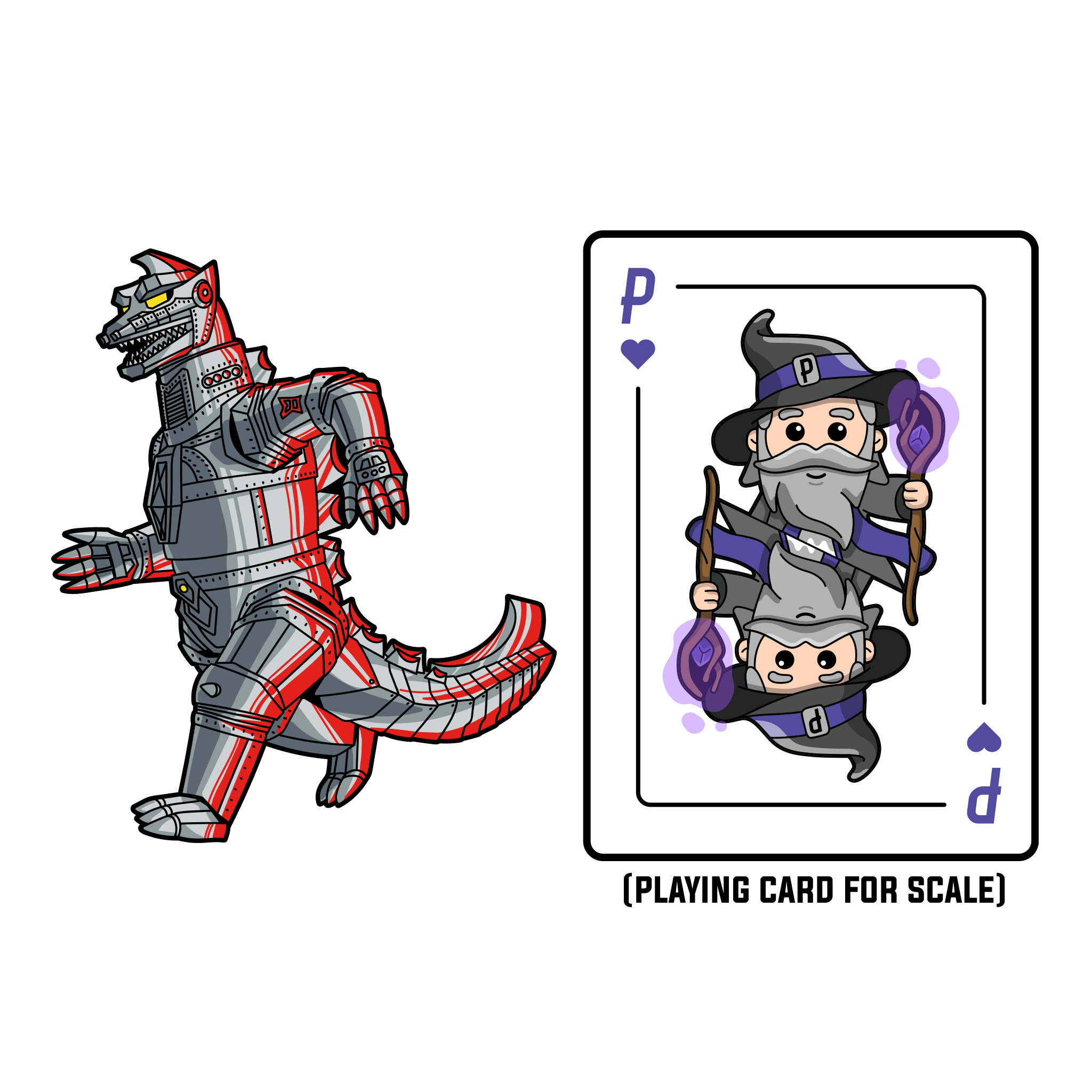 Mechagodzilla XL AR Pin (Showa Era)