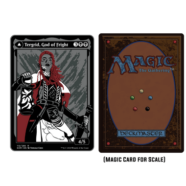 Load image into Gallery viewer, Magic: The Gathering - Tegrid God of Fright Commander Token (Double Sided)
