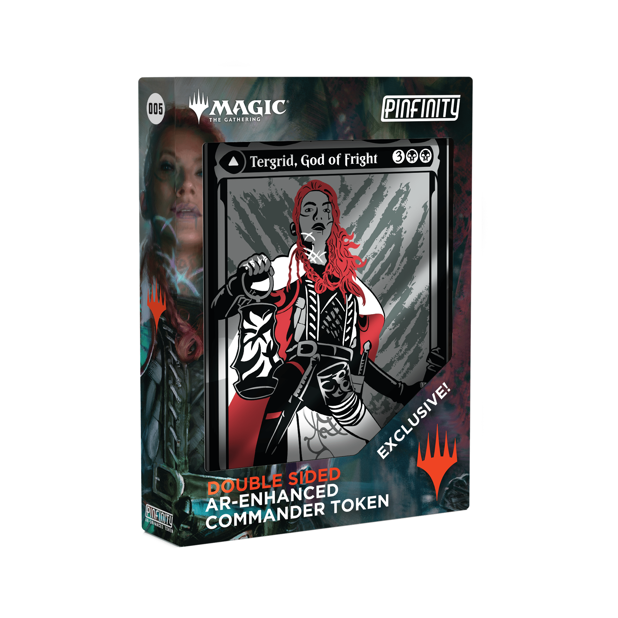 Magic: The Gathering - Tegrid God of Fright Commander Token (Double Sided)