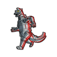 Load image into Gallery viewer, Mechagodzilla XL AR Pin (Showa Era)
